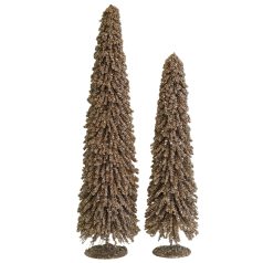 Arany díszes karácsonyfa - 55 cm