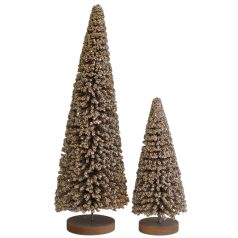 Arany díszes karácsonyfa - 30 cm, 50 cm