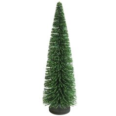 Zöld dekoratív karácsonyfa - 60 cm