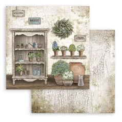   Scrapbbok papír - Romantic Garden House- 31,5 x 30,5 cm - SBB-860