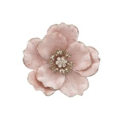 Rózsaszín magnólia csipesszel - 15 cm