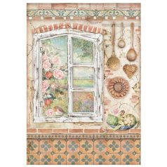 Stamperia rizspapír - Casa Granada ablak - A4 - DFSA-4656