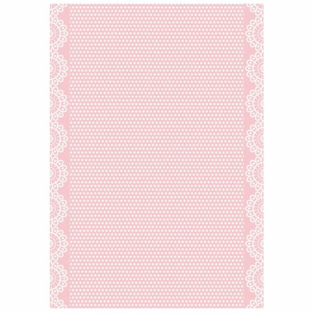 Stamperia rizspapír - DayDream pink - A4 - DFSA-4683