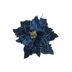 Kék bársony mikulásvirág - 24 cm 