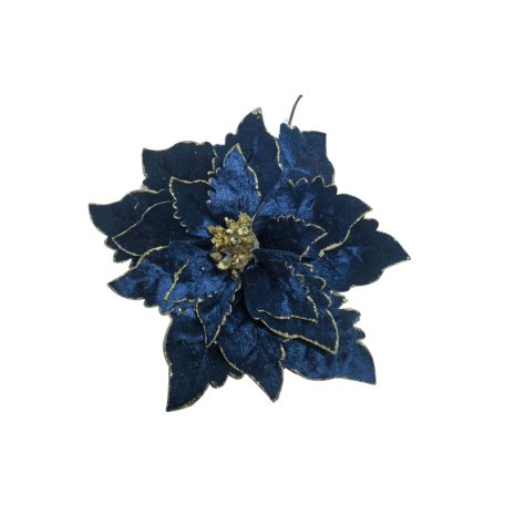 Kék bársony mikulásvirág - 24 cm 
