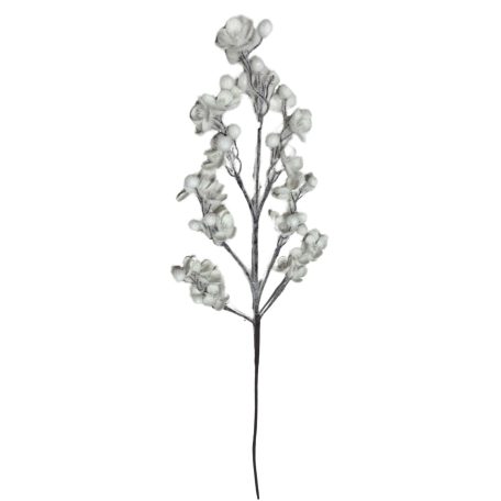 Fehér havas ág - 86 cm