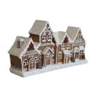 Világító Mézeskalács házikók - 24 cm 