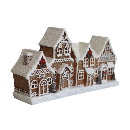 Világító Mézeskalács házikók - 24 cm 