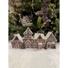 Világító Mézeskalács házikók - 24 cm 