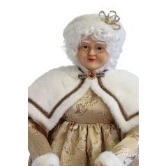   Elegáns Télanyó  arany ruhás - 64 cm - Várható érkezés: 2025.11.hó