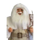 Elegáns karácsonyi Mikulás arany ruhás - 64 cm  