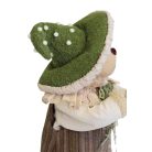 Macifiú figura barna ruhás - 52 cm 