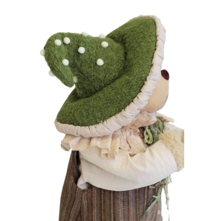 Macifiú figura barna ruhás - 52 cm 