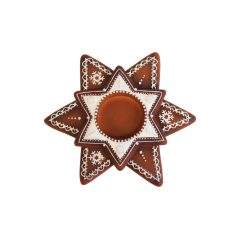 Mézeskalács mécsestartó - 15 cm 