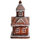 Világító Mézeskalács Templom - 24 cm 