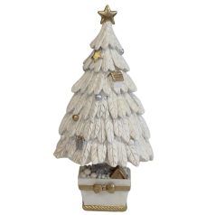 Fehér arany karácsonyfa - 30 cm