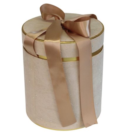 Bársony díszdobozok - Krém - 3 db -os szett