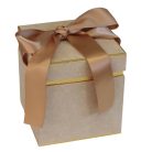 Bársony díszdobozok - Krém - 2db-os szett