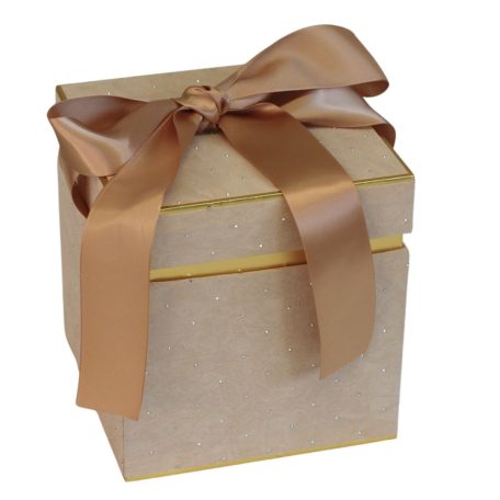 Bársony díszdobozok - Krém - 2db-os szett