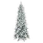 Keskeny, havas karácsonyfa - 210 cm