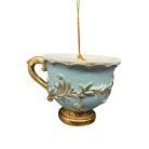 Karácsonyfadísz - Kék csésze - 10 cm