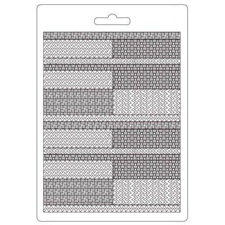 Lágy PVC öntőforma - A5 - Bauhaus - Textil - K3PTA-5629