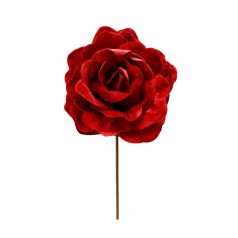 Piros bársony rózsa - 20 cm