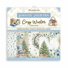   Scrapbooking tömb - Romantic Cozy winter - 10 lap - 30,5x30,5 cm