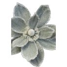 Zöld, dérhatású karácsonyi rózsa - 45 cm