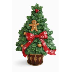 Karácsonyfa masnival - 27 cm 