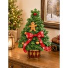 Karácsonyfa masnival - 27 cm 