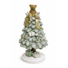 Karácsonyfa mackóval - 30 cm 