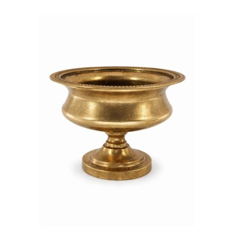 Talpas fém tál - Arany - 30 cm