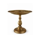 Elegáns fém talpas tál - 28 cm