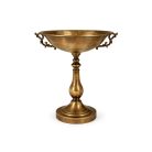 Arany dekorációs tál talppal - 54 cm