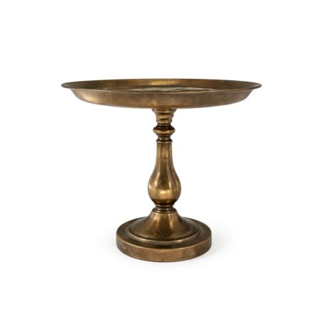 Elegáns fém talpas tál - 30 cm
