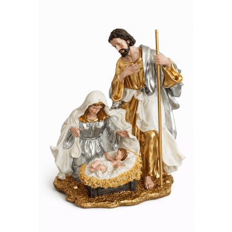 Karácsonyi dekoráció  - Szent Család LUX  - 24 cm