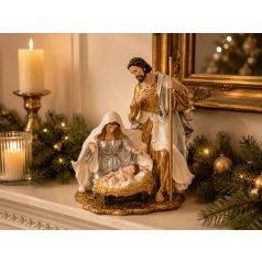 Karácsonyi dekoráció  - Szent Család LUX  - 24 cm
