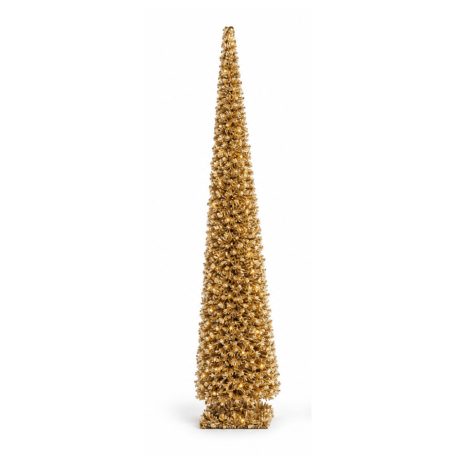 Arany díszes karácsonyfa - 60 cm