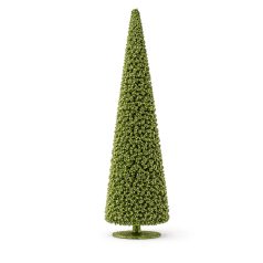 Zöld dekoratív karácsonyfa - 54 cm