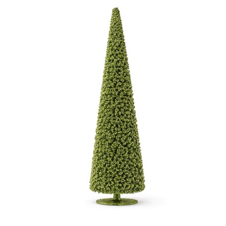 Zöld dekoratív karácsonyfa - 54 cm
