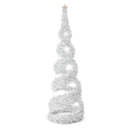 Fehér világító karácsonyfa - 100 LED - 120 cm 