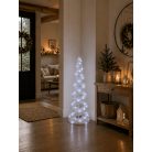 Fehér világító karácsonyfa - 100 LED - 120 cm 