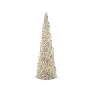 Fehér világító karácsonyfa - 25 LED - 60 cm 