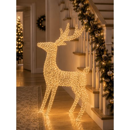 Világító karácsonyi rénszarvas - 720 LED-es - 100 cm  