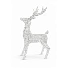 Világító karácsonyi rénszarvas – Ezüst - 720 LED-es - 100 cm   