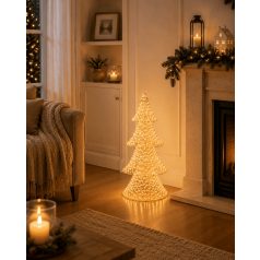 Arany világító karácsonyfa - 600 LED - 80 cm 