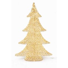 Arany világító karácsonyfa - 960 LED - 120 cm 