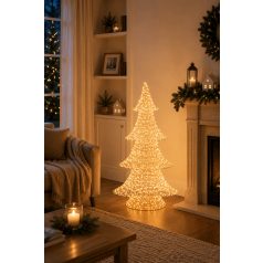 Arany világító karácsonyfa - 960 LED - 120 cm 