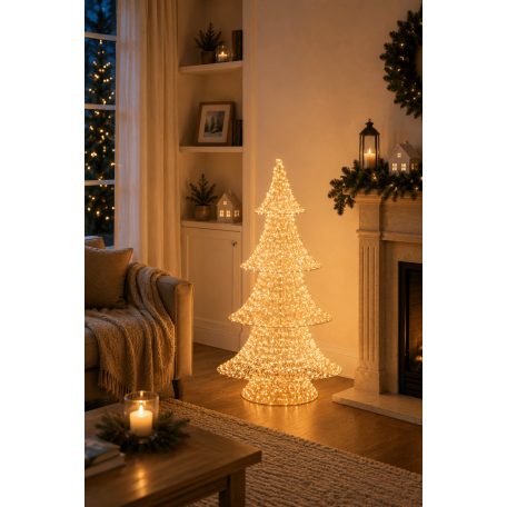 Arany világító karácsonyfa - 960 LED - 120 cm 